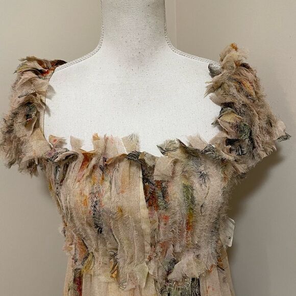 NWT Free People Irina Embellished Raw
Edges Floral Vintage Dress size S new - Picture 6 of 15